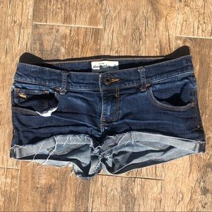 Abercrombie and Fitch Dark Blue Shorts W/ No Rips